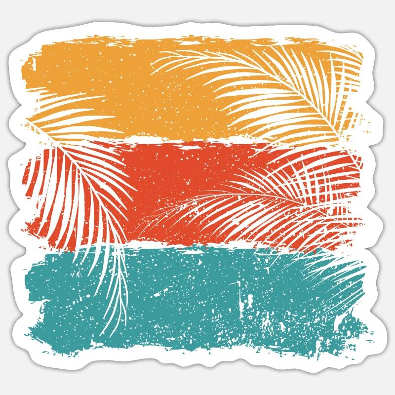 Palm Trees Sticker size S (10 x 10 cm)