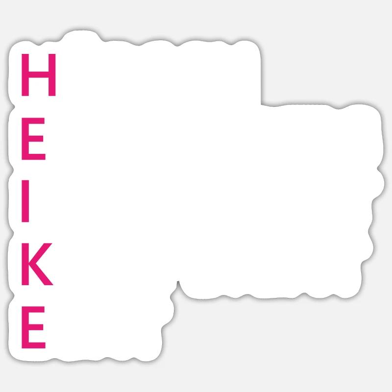 Heike Name Geschenk Sticker Größe S (10 x 10 cm)