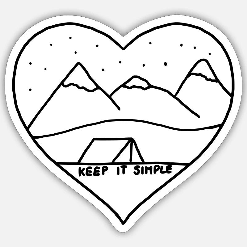 Sticker Größe S (10 x 10 cm) - 