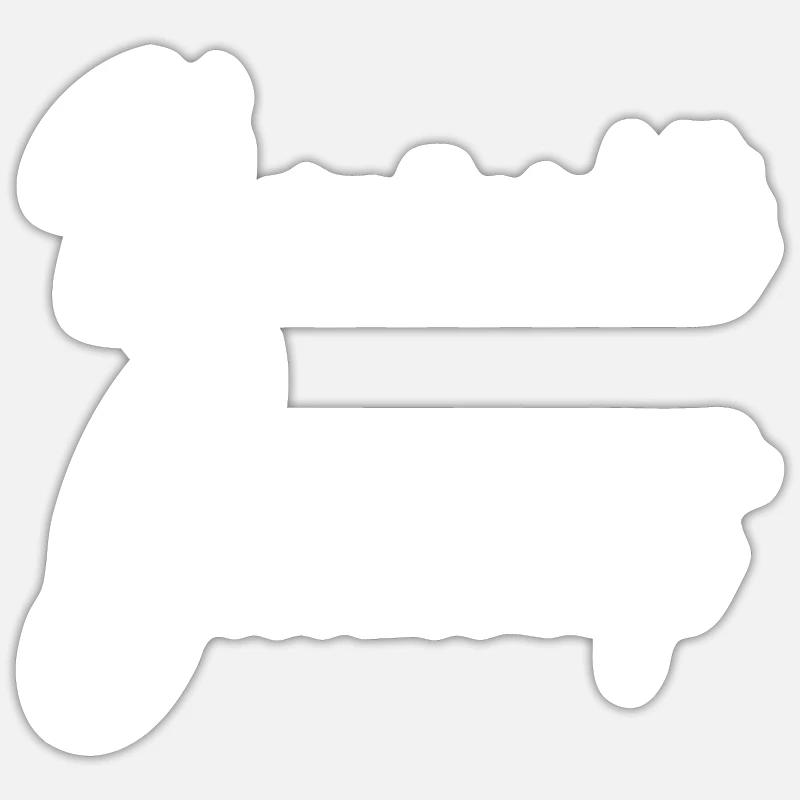 Sticker Größe S (10 x 10 cm) - 