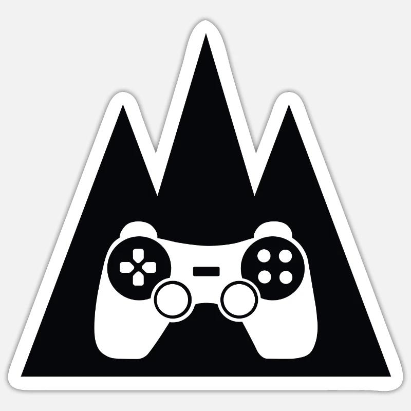 Triangle Mountain Game - GA Sticker size S (10 x 10 cm)