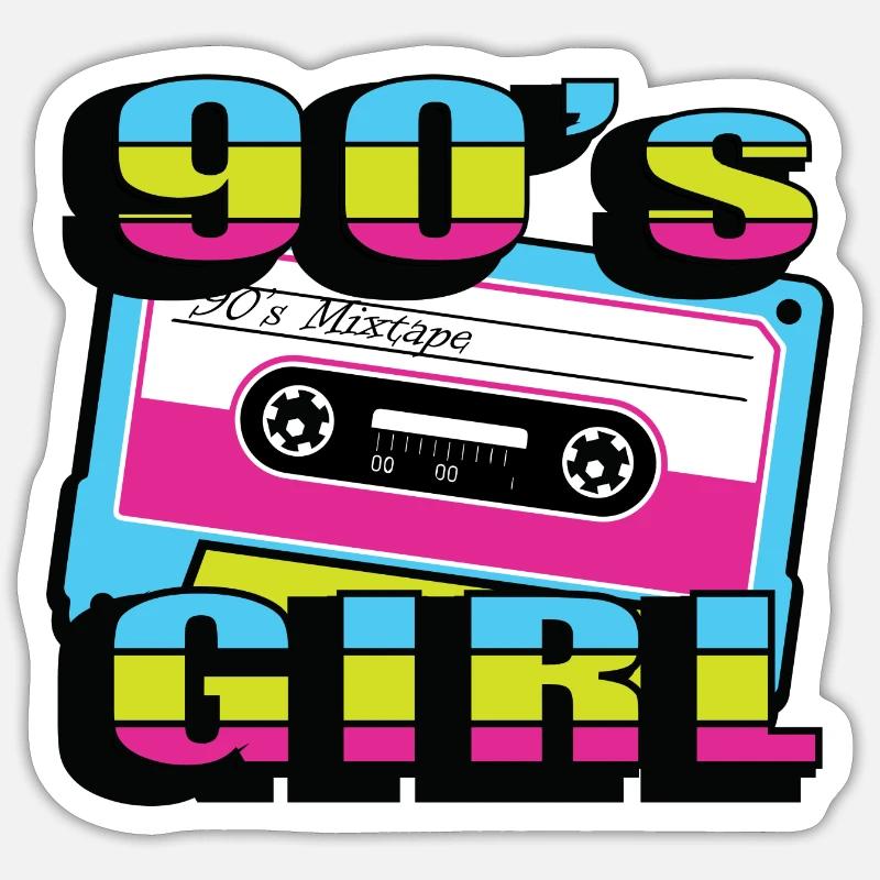 1990s Proverbs 90s Gift Idea Sticker size S (10 x 10 cm)