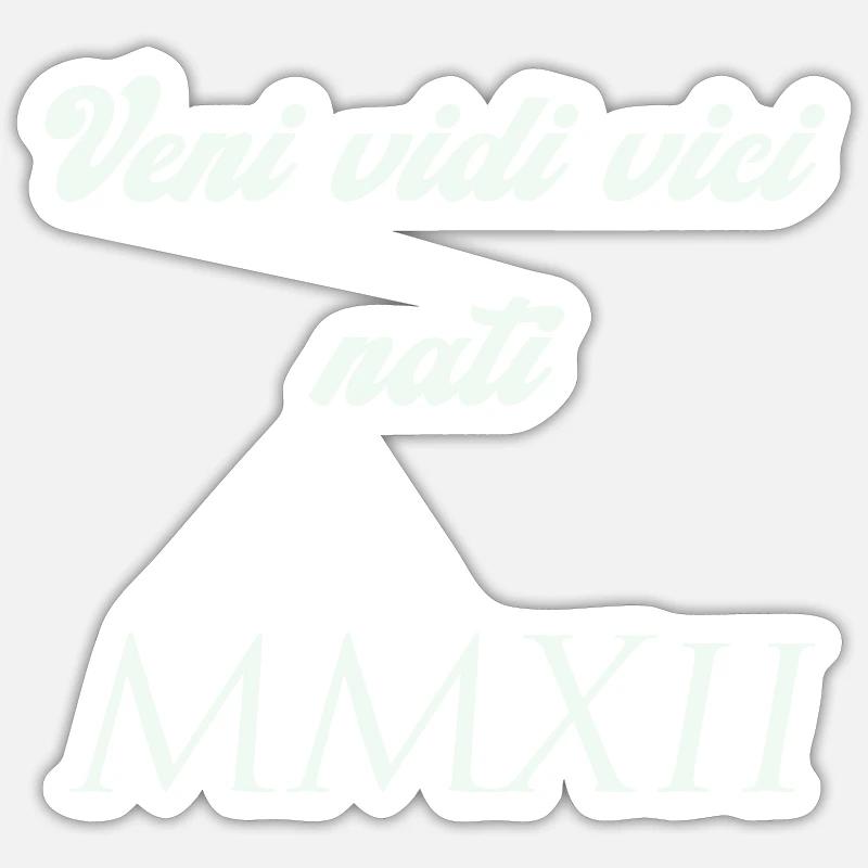 2012 Sticker Größe S (10 x 10 cm)