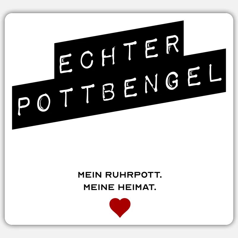 Echter Pottbengel Sticker Größe S (10 x 10 cm)