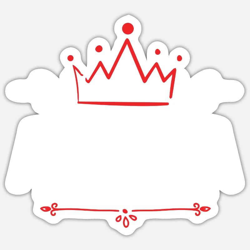 Annika - Sticker Größe S (10 x 10 cm) - Mattweiß