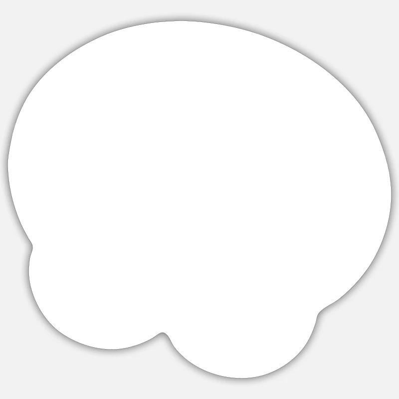 Antichrist Comic Skull Sticker size S (10 x 10 cm)