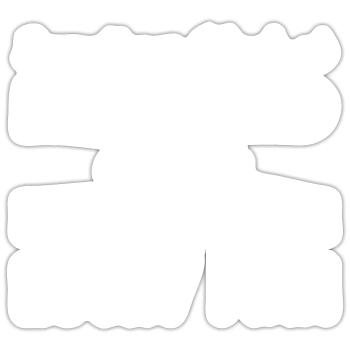 Mon mari est un homme chanceux - Drôle - Sticker taille S (10 x 10 cm) - blanc mat - Devant