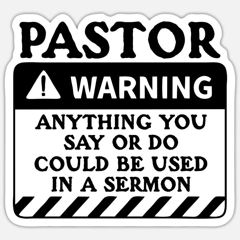 Pasteur AVERTISSEMENT Sticker taille S (10 x 10 cm)