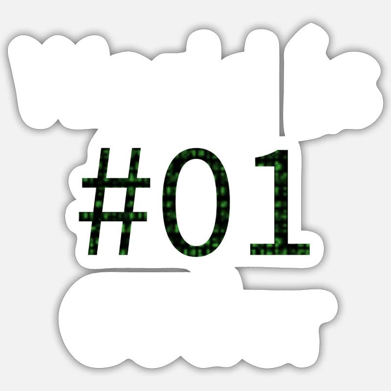 Worlds 01 Coder Sticker size S (10 x 10 cm)