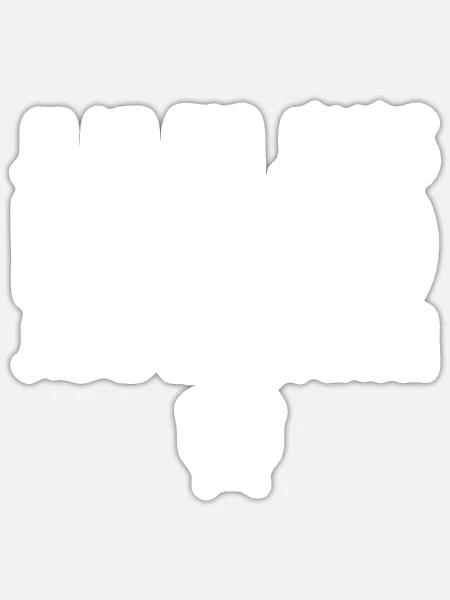 je ne suis jamais en retard - Sticker taille S (10 x 10 cm) - blanc mat