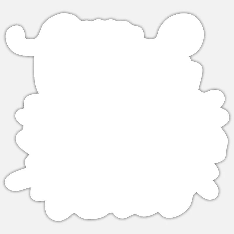 Beach Vibes Only - Sticker size S (10 x 10 cm) - white matte
