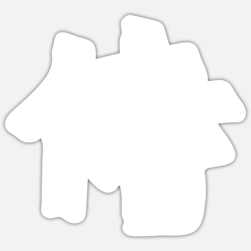 Samurai - Sticker size S (10 x 10 cm) - white matte