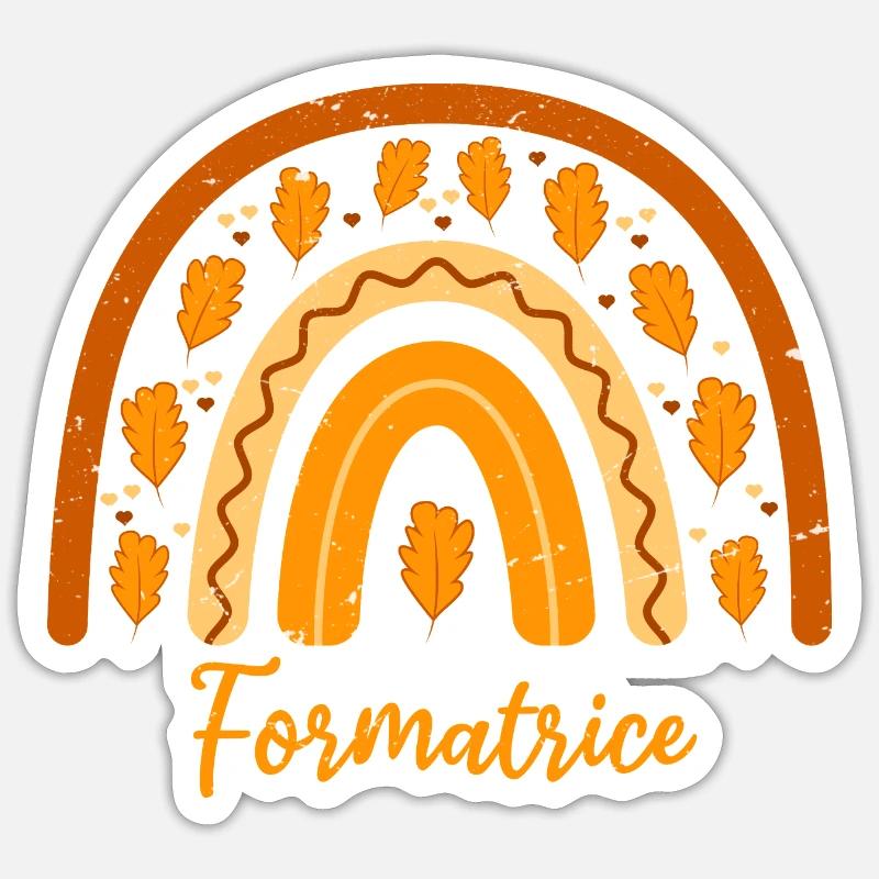 Elue meilleure formatrice | Idée Cadeau formatrice Sticker taille S (10 x 10 cm)