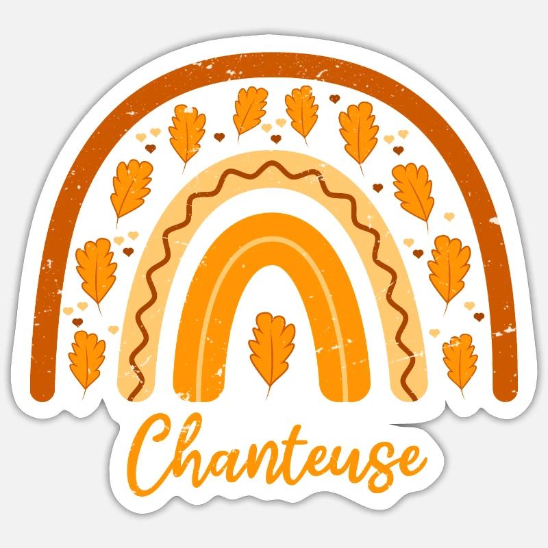 Elue meilleure chanteuse | Idée Cadeau chanteuse Sticker taille S (10 x 10 cm)