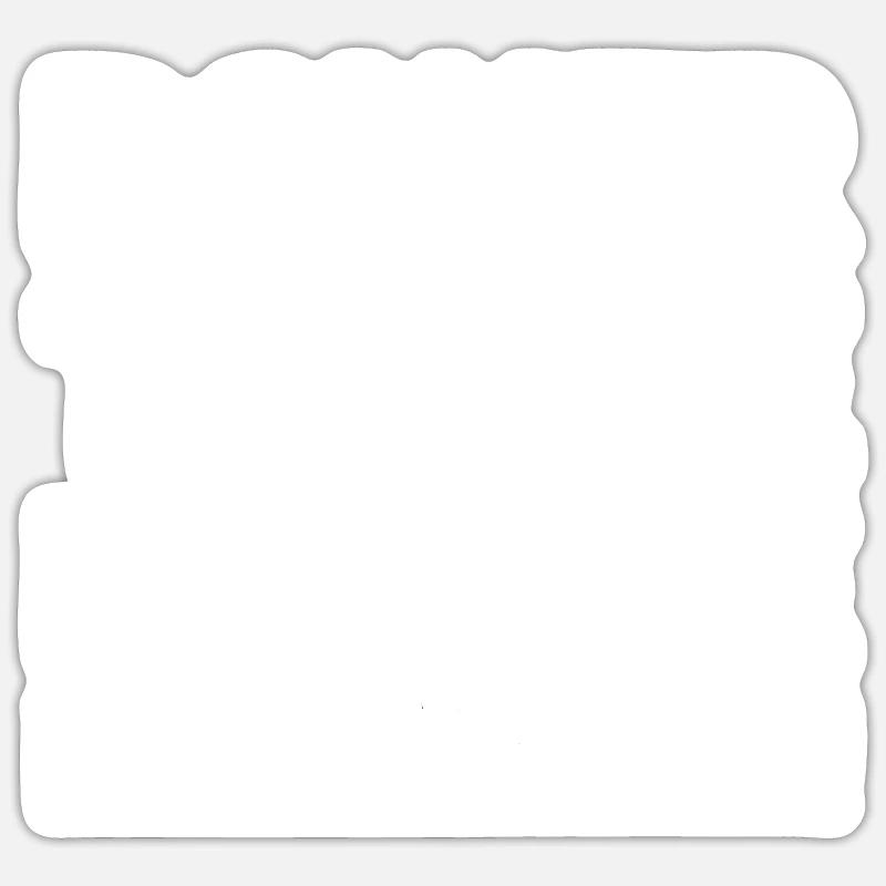 Le pouvoir au peuple - Sticker taille S (10 x 10 cm) - blanc mat