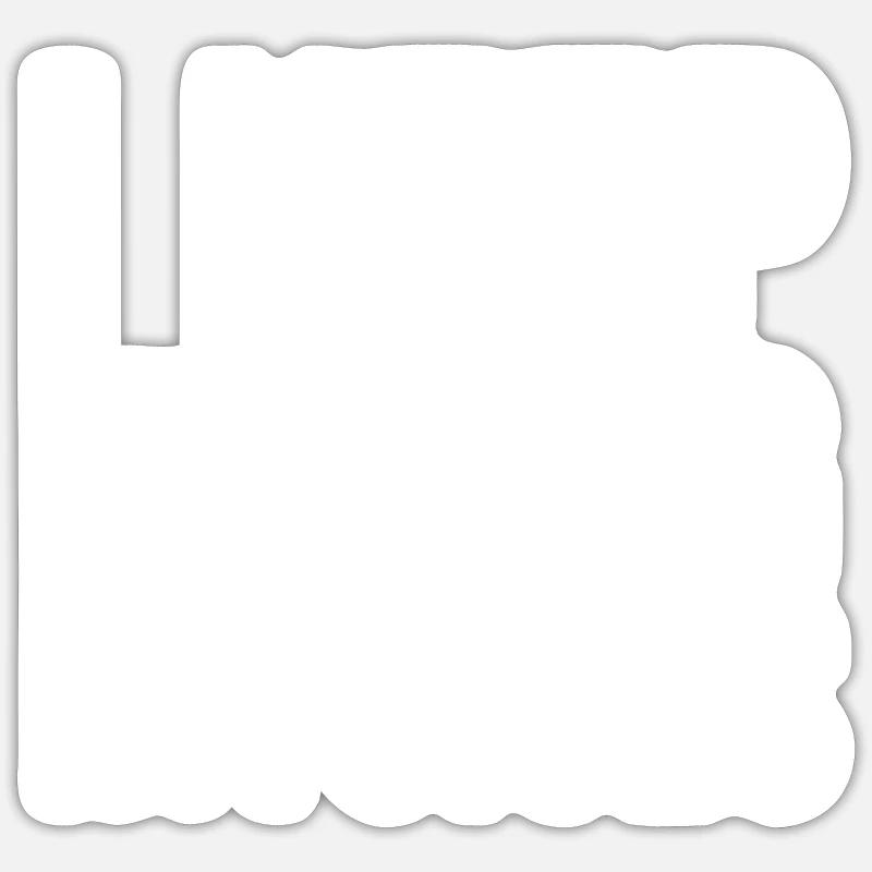 I Keep Hearing Invoices - Sticker size S (10 x 10 cm) - white matte