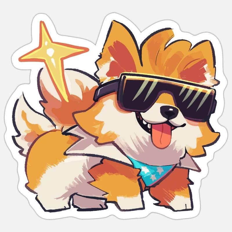 Sticker Größe S (10 x 10 cm) - 