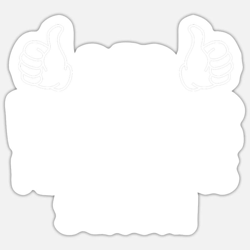 Werner - Sticker Größe S (10 x 10 cm) - Mattweiß