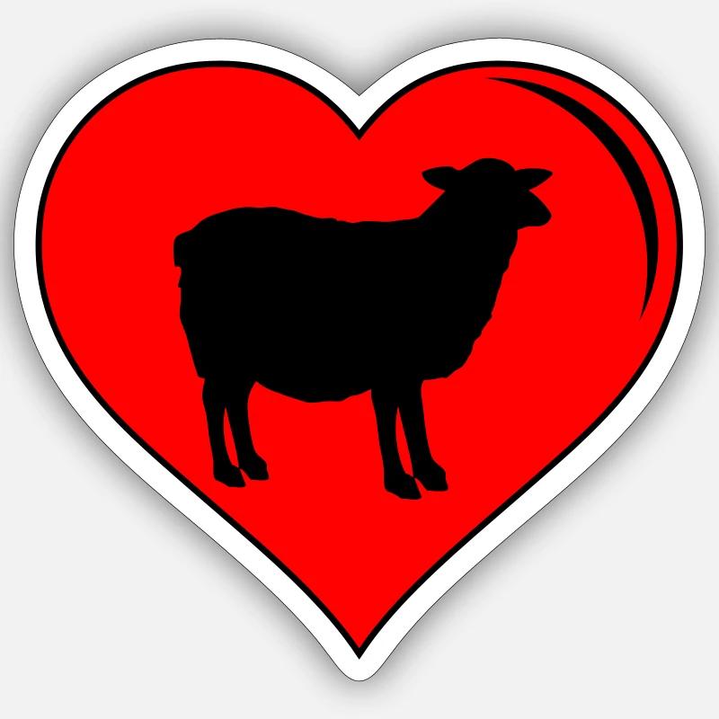 Sheep Sticker size S (10 x 10 cm)