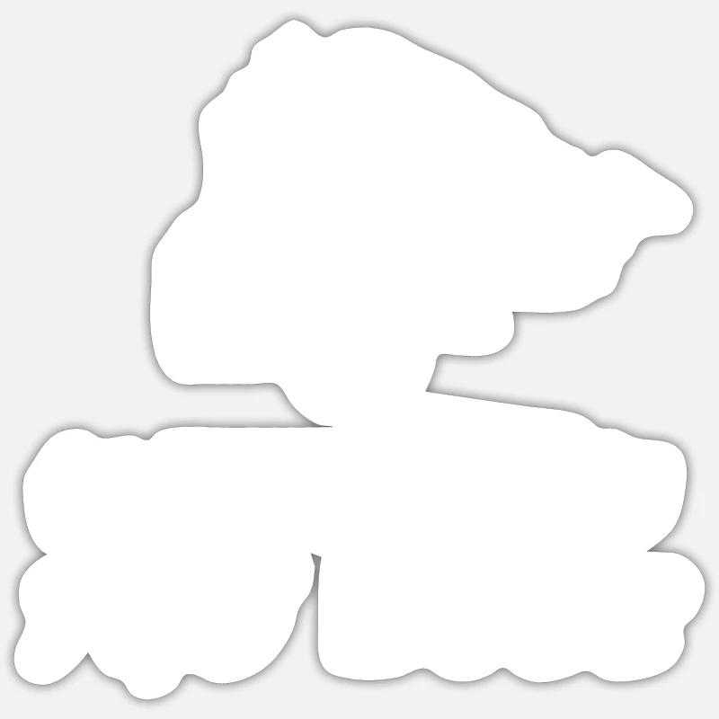 Gorille - Singe Sticker taille S (10 x 10 cm)