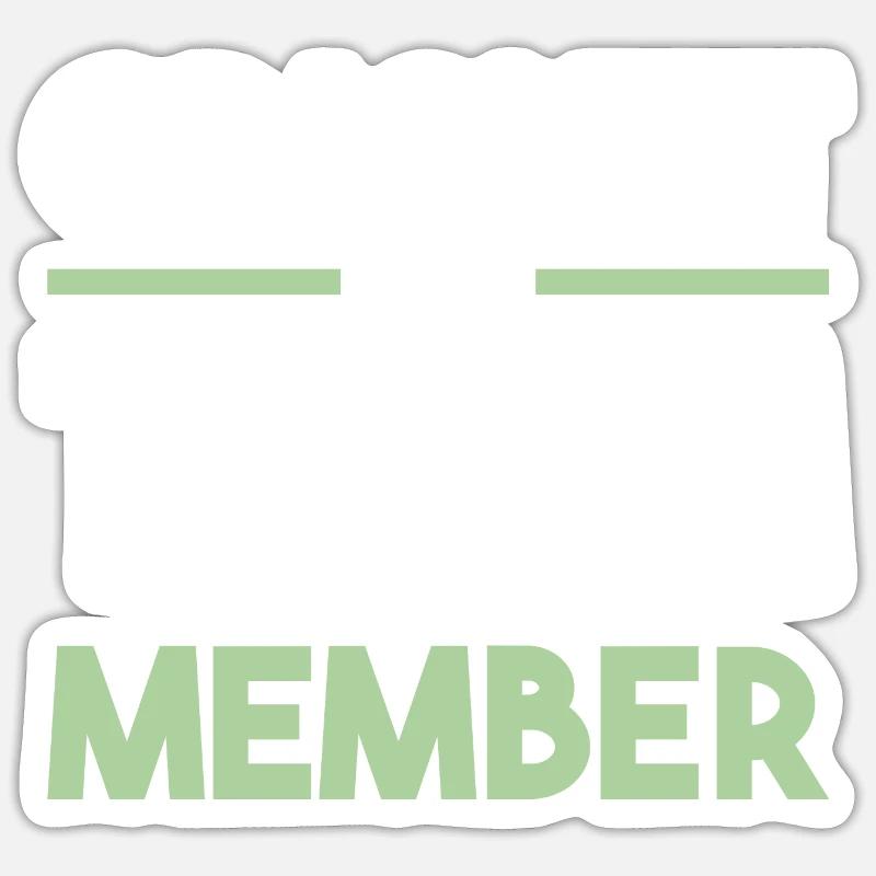 Équipe de cricket - Sticker taille S (10 x 10 cm) - blanc mat
