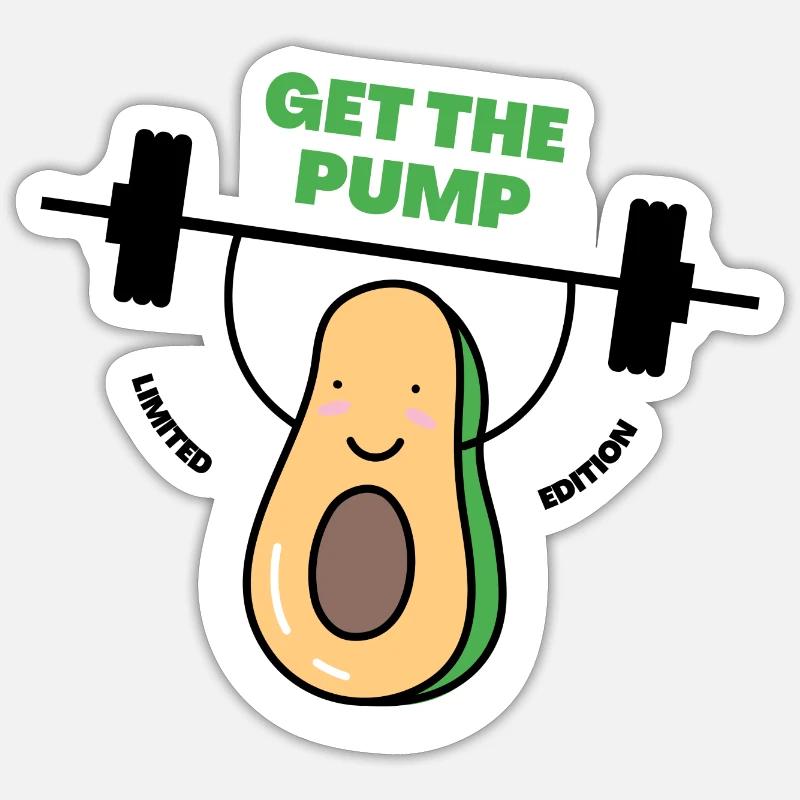 Get The Pump Sticker size S (10 x 10 cm)