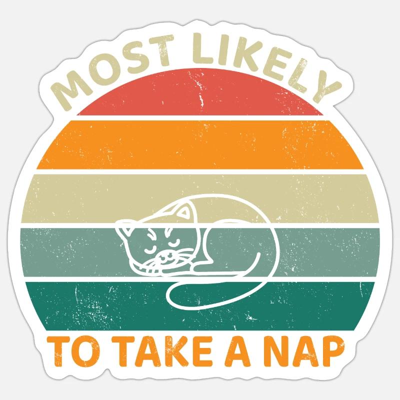 most likely hell copy - Sticker size S (10 x 10 cm) - white matte