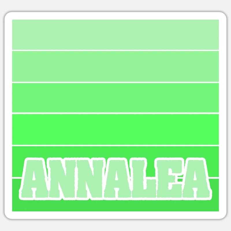 Gift idea Annalea - Sticker size S (10 x 10 cm) - white matte