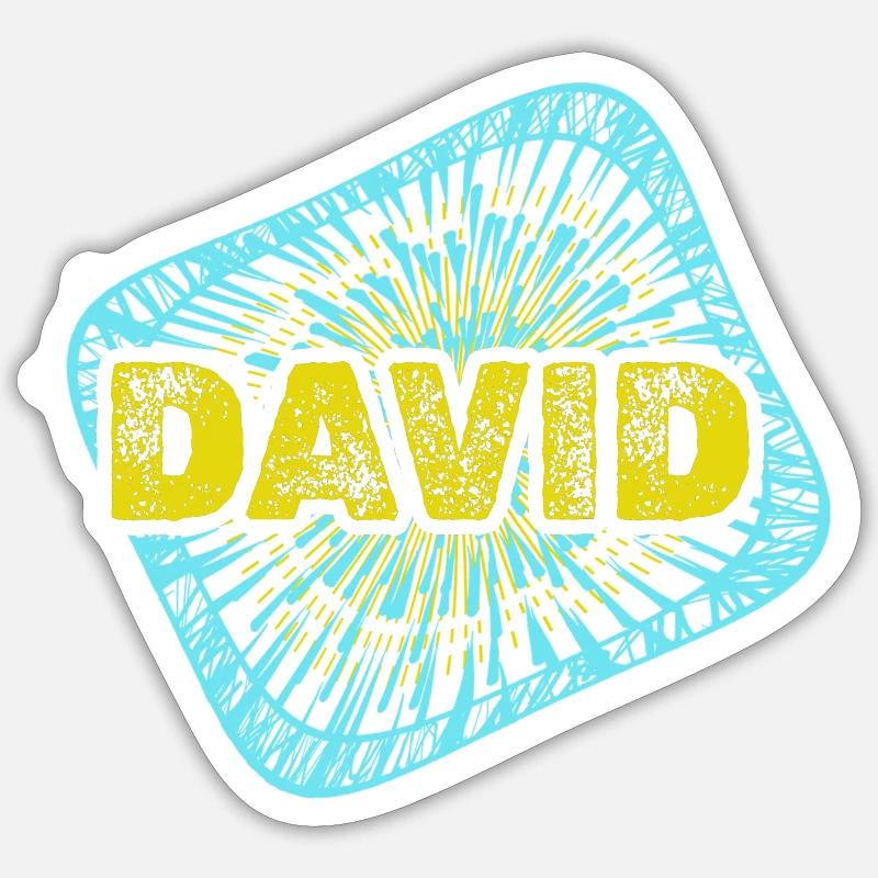 Hobby David Sticker size S (10 x 10 cm)