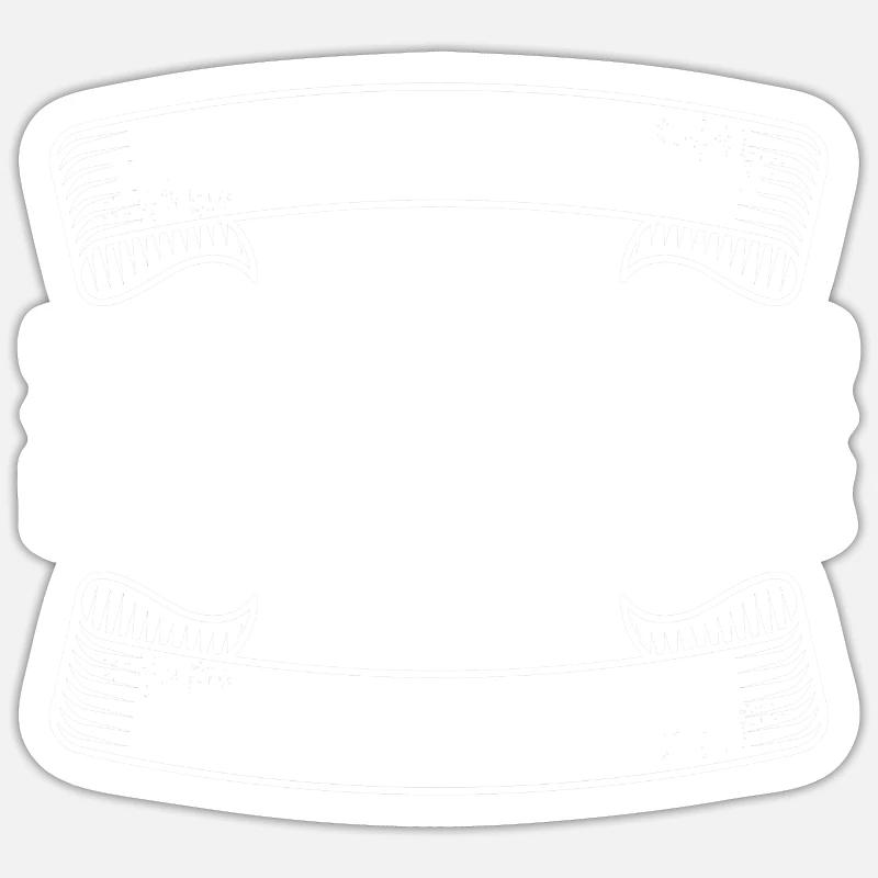 Handwerker Beruf Handwerker Geschenk - Sticker Größe S (10 x 10 cm) - Mattweiß
