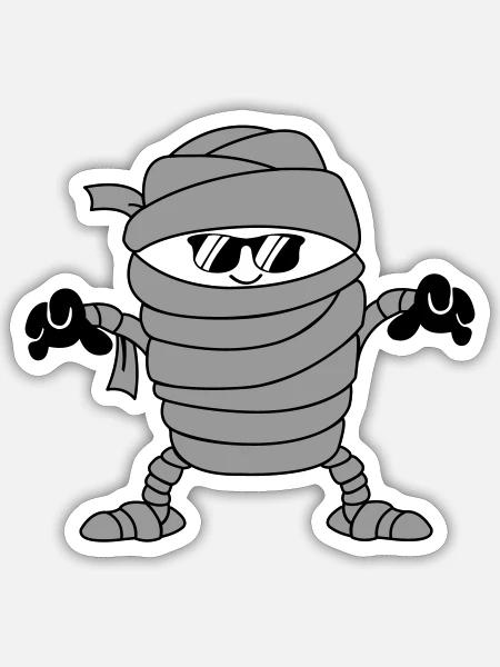  - Sticker size S (10 x 10 cm) - white matte