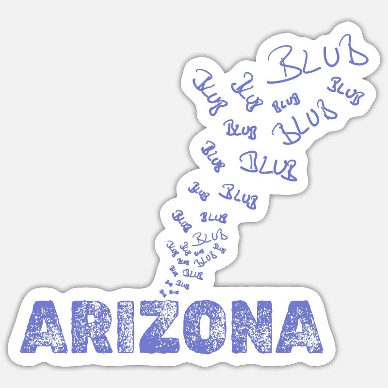 Bubbling Arizona Sticker size S (10 x 10 cm)
