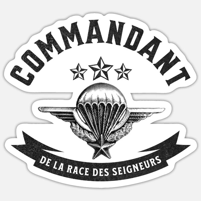 Commandant de la race des seigneurs Sticker taille S (10 x 10 cm)