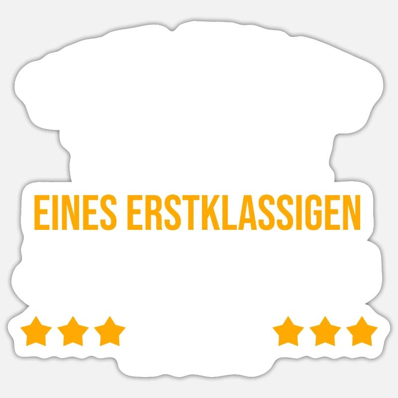Stolzer Onkel eines Schulkind 2023 Einschulung Sticker Größe S (10 x 10 cm)