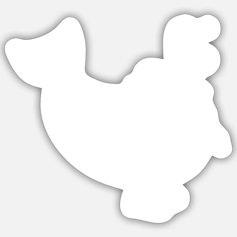 Mister Fish Sticker size S (10 x 10 cm)