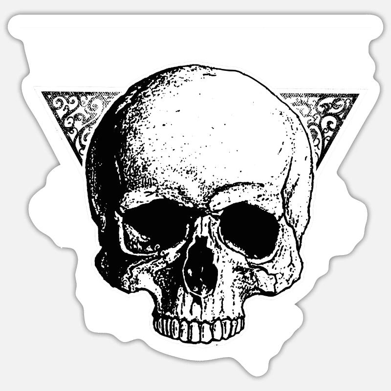 bruit blanc Sticker taille S (10 x 10 cm)