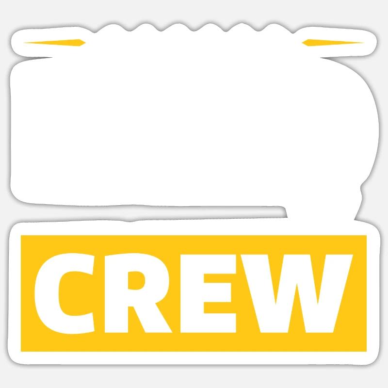 Équipe de barbecue - Sticker taille S (10 x 10 cm) - blanc mat