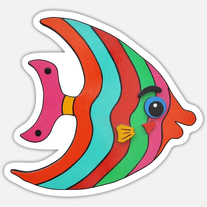 Perch - Sticker size S (10 x 10 cm) - white matte