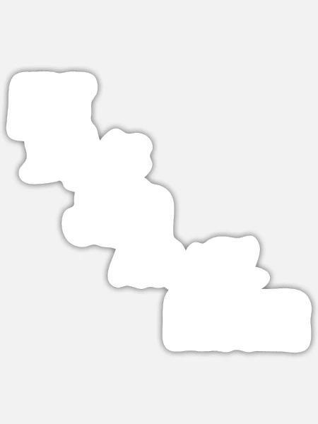 Alt ist wie jung nur viel besser Geschenk - Sticker Größe S (10 x 10 cm) - Mattweiß