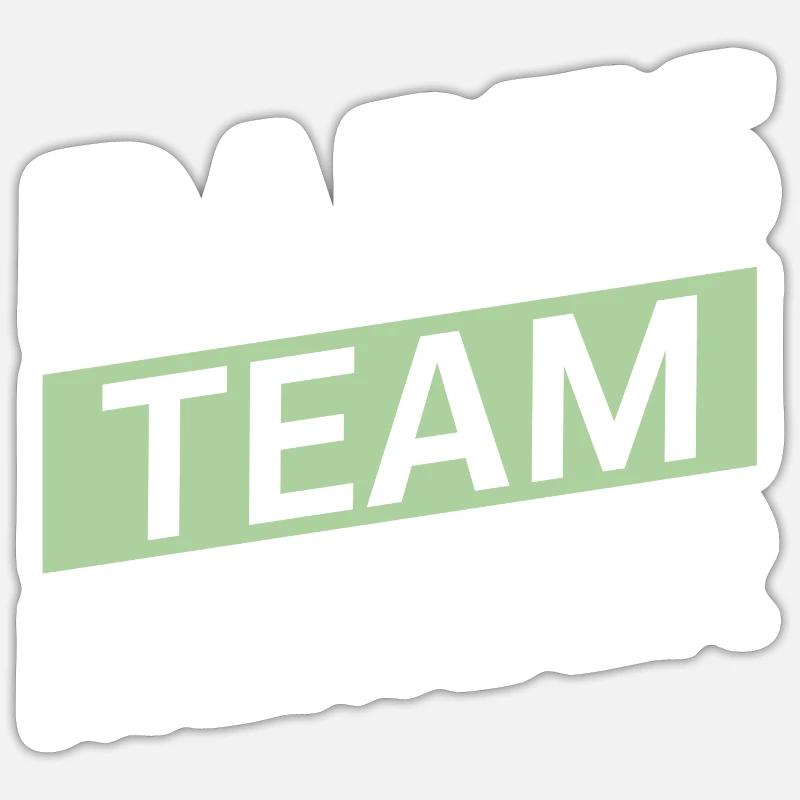 Darts Team - Sticker Größe S (10 x 10 cm) - Mattweiß