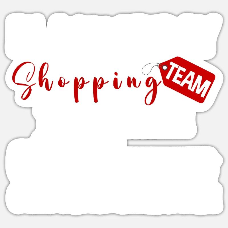 Équipe d’achat du Black Friday 2 Sticker taille S (10 x 10 cm)