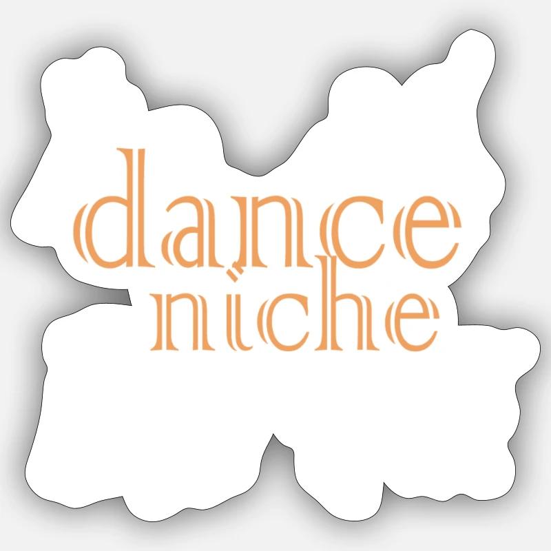 Dancing Dance Music Sticker size S (10 x 10 cm)