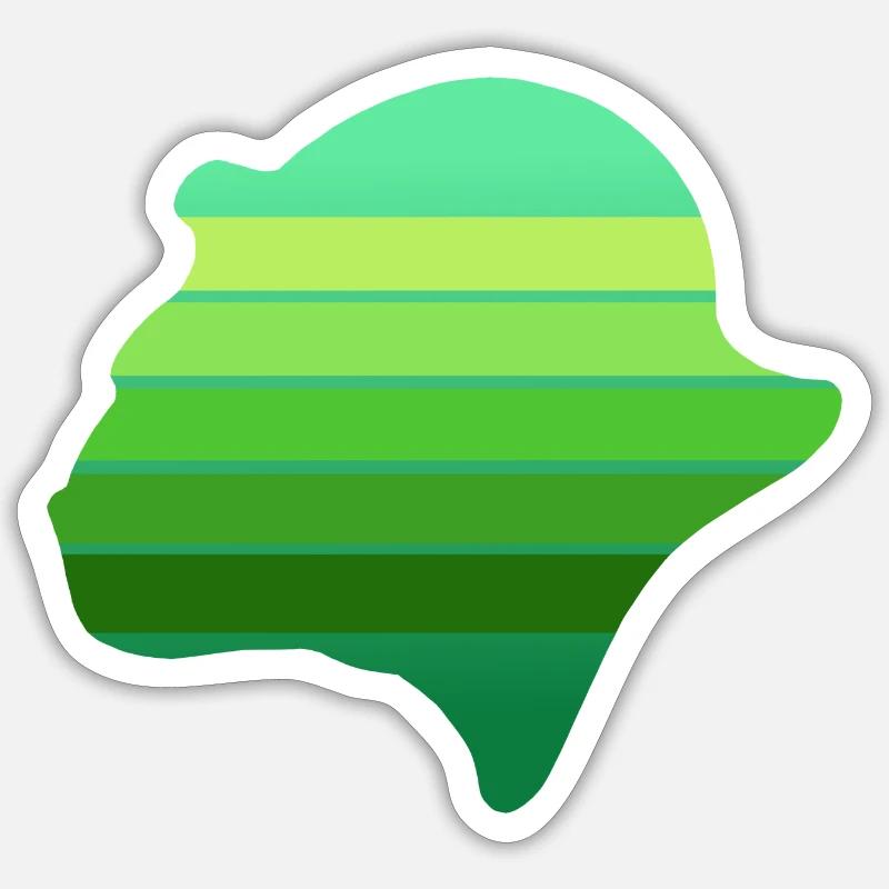 Hintergrundprofil N°2 Sticker Größe S (10 x 10 cm)