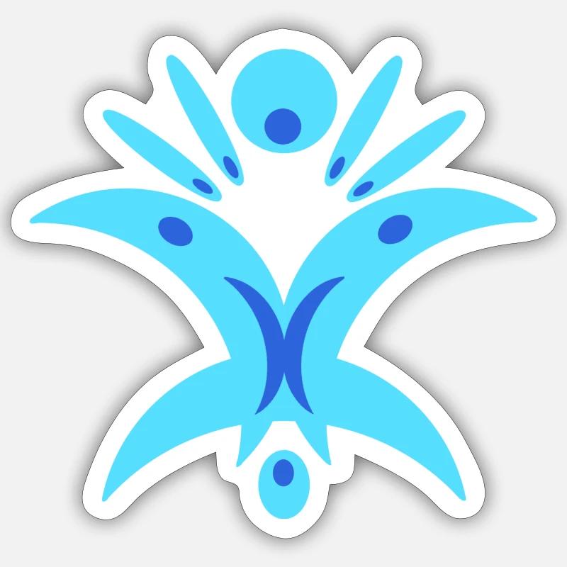 Muster N°8 Sticker Größe S (10 x 10 cm)