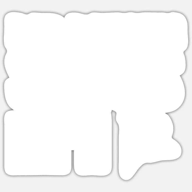 Dancing Dance Music - Sticker size S (10 x 10 cm) - white matte