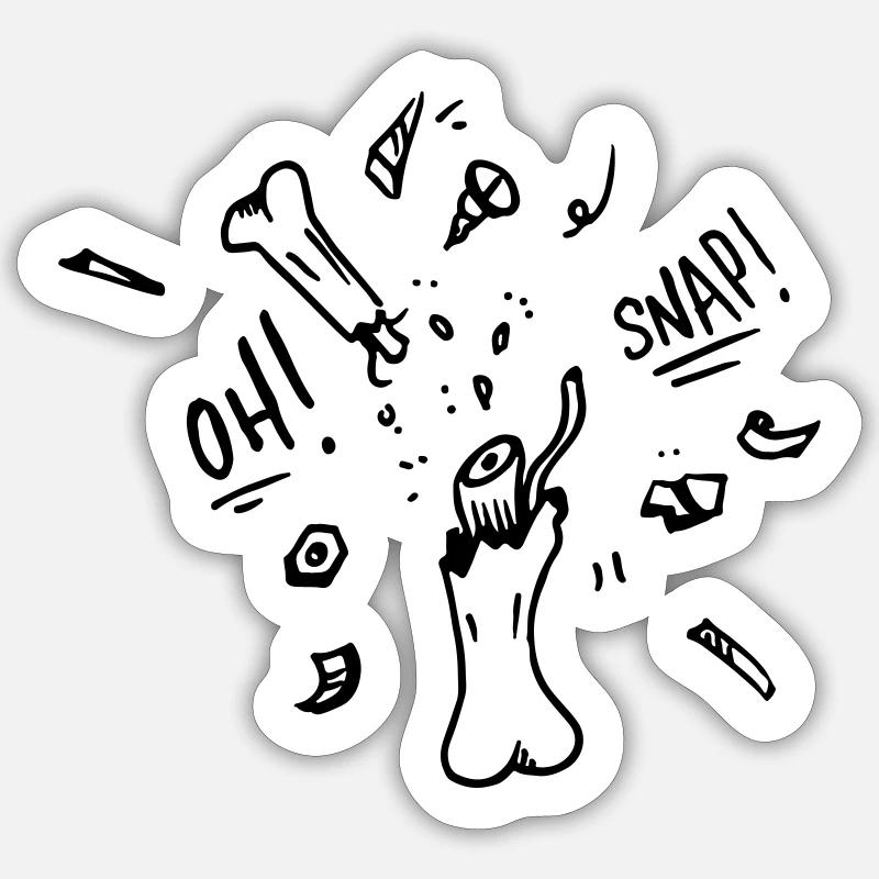 Oh Snap! Sticker size S (10 x 10 cm)