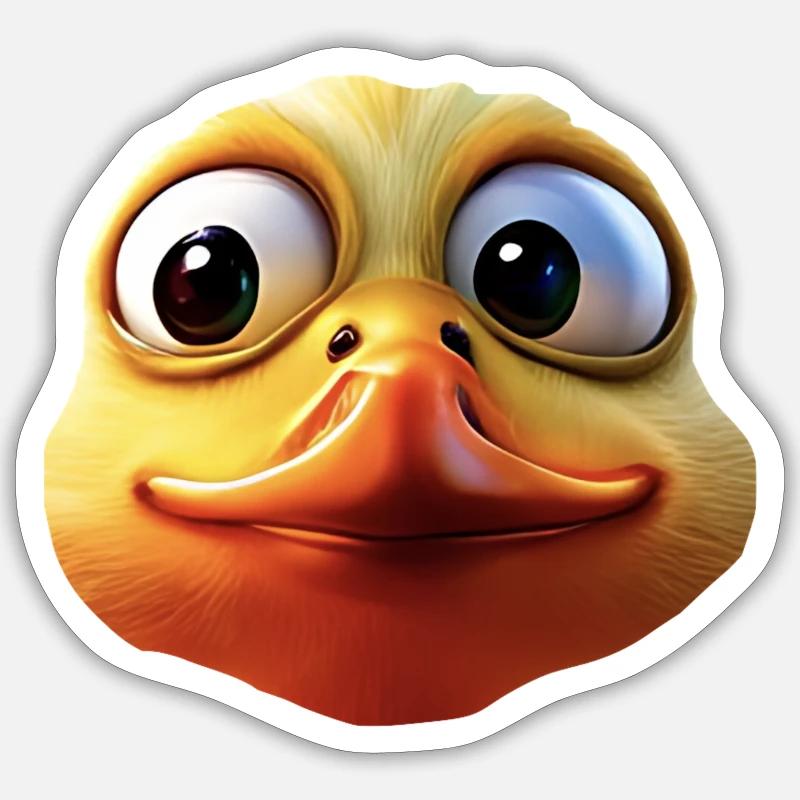 Duck Sticker size S (10 x 10 cm)