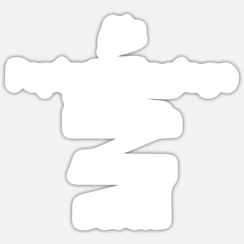Papiertechnologe Beruf - Sticker Größe S (10 x 10 cm) - Mattweiß