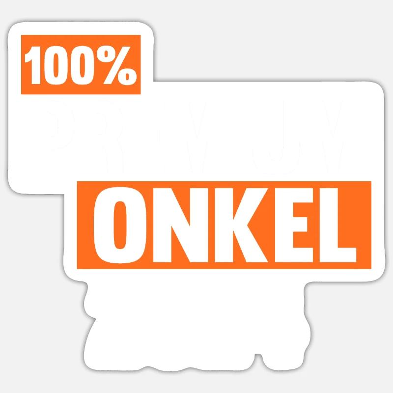 Werdender Onkel 2031 Sticker Größe S (10 x 10 cm)