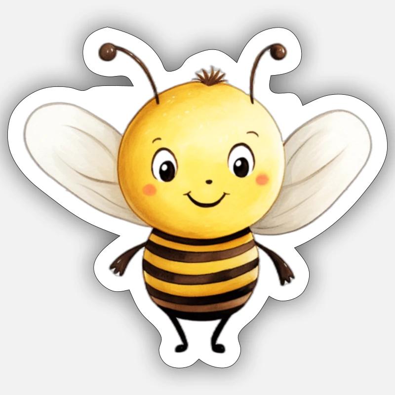 Bee Bee Class Design Sticker size S (10 x 10 cm)